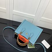 Gucci Diana Small Tote Bag Blue 660195 27cm - 4