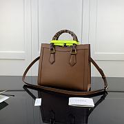 Gucci Diana Small Tote Bag Brown 660195 27cm - 6