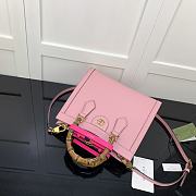 Gucci Diana Small Tote Bag Pink 660195 27cm - 4