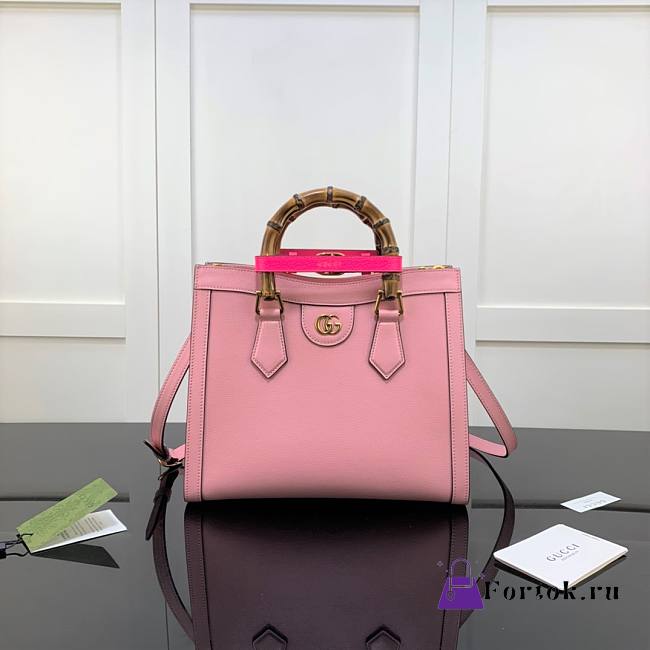 Gucci Diana Small Tote Bag Pink 660195 27cm - 1