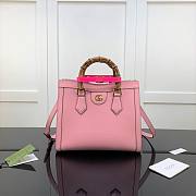 Gucci Diana Small Tote Bag Pink 660195 27cm - 1