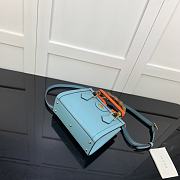 Gucci Diana Mini Tote Bag Blue 655661 20cm - 2