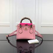 Gucci Diana Mini Tote Bag Pink 655661 20cm - 1