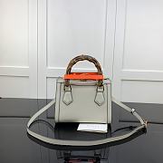 Gucci Diana Mini Tote Bag White 655661 20cm - 3