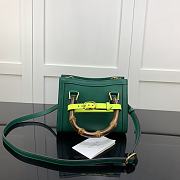 Gucci Diana Mini Tote Bag Green 655661 20cm - 2