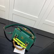 Gucci Diana Mini Tote Bag Green 655661 20cm - 3