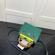 Gucci Diana Mini Tote Bag Green 655661 20cm - 5