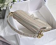 Dior Saddle Oblique Embroidered Stripes M9001 25cm - 4