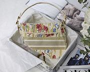 Dior Saddle Oblique Embroidered Hibiscus M9001 25cm - 6