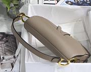 Dior Saddle Bag Original Leather Taupe M0446 26cm - 3