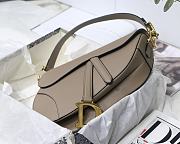 Dior Saddle Bag Original Leather Taupe M0446 26cm - 2