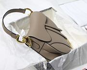 Dior Saddle Bag Original Leather Taupe M0446 26cm - 5
