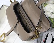 Dior Saddle Bag Original Leather Taupe M0446 26cm - 4
