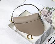 Dior Saddle Bag Original Leather Taupe M0446 26cm - 6
