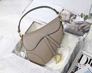 Dior Saddle Bag Original Leather Taupe M0446 26cm - 1