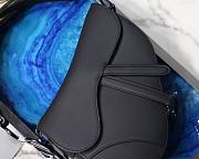 Dior Saddle Bag Original Leather Frosted Black M9001 25.5cm - 5