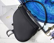 Dior Saddle Bag Original Leather Frosted Black M9001 25.5cm - 3