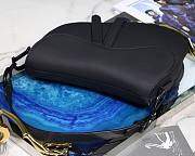 Dior Saddle Bag Original Leather Frosted Black M9001 25.5cm - 2