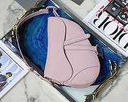 Dior Saddle Bag Original Leather Frosted Purple M9001 25.5cm - 1