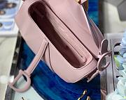 Dior Saddle Bag Original Leather Frosted Purple M9001 25.5cm - 6
