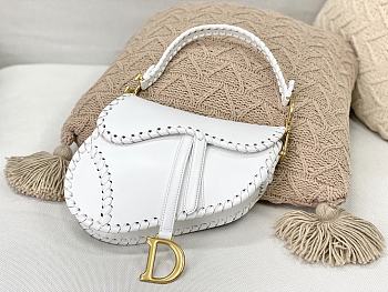 Dior Saddle Bag Original White M9001 25.5cm