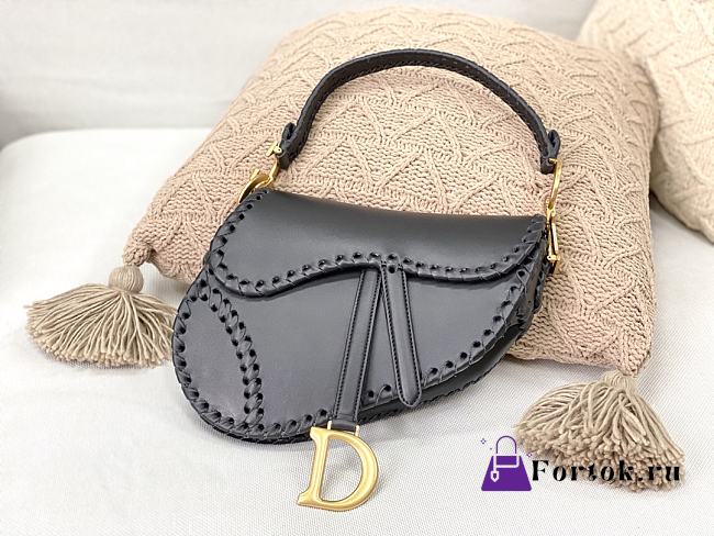 Dior Saddle Bag Original Black M9001 25.5cm - 1