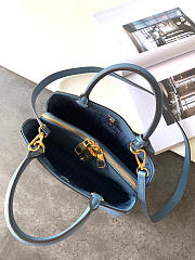Louis Vuitton Montaigne BB Monogram Empreinte Blue M44314 29cm - 5