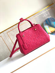 Louis Vuitton Montaigne BB Monogram Empreinte Cherry M54199 29cmm - 1