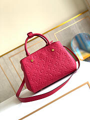 Louis Vuitton Montaigne BB Monogram Empreinte Cherry M54199 29cmm - 4