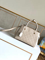 Louis Vuitton Montaigne BB Monogram Empreinte Creme M44607 29cm - 1