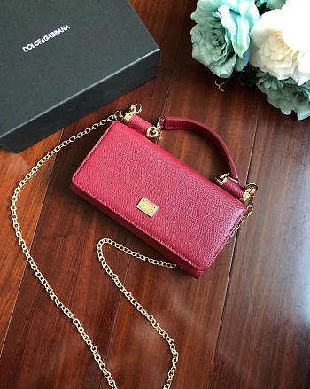 Dolce & Gabbana Chain Bag Red 19cm