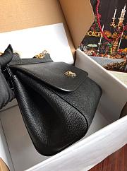 Dolce & Gabbana Sicily Small Leather Black 25cm - 5