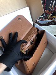Dolce & Gabbana Sicily Small Leather Brown 25cm - 3