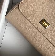 Dolce & Gabbana Sicily Small Leather Tan 25cm - 4