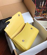 Dolce & Gabbana Sicily Small Leather Yellow 25cm - 4