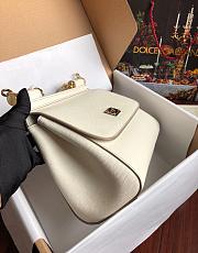 Dolce & Gabbana Sicily Small Leather White 25cm - 2