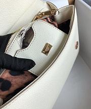 Dolce & Gabbana Sicily Small Leather White 25cm - 6