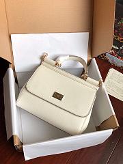 Dolce & Gabbana Sicily Small Leather White 25cm - 1