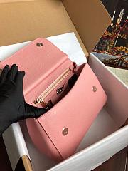 Dolce & Gabbana Sicily Small Leather Pink 25cm - 5