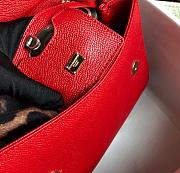  Dolce & Gabbana Sicily Small Leather Red 25cm - 2