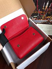  Dolce & Gabbana Sicily Small Leather Red 25cm - 4