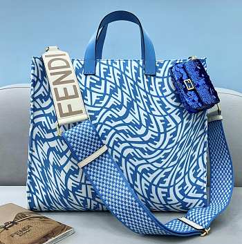 Fendi Tote Blue 8379 39cm