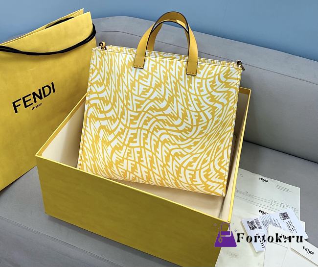 Fendi Tote Yellow 8379 39cm - 1