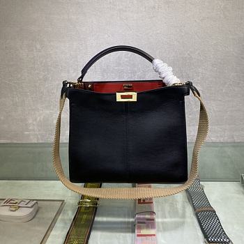 Fendi Peekaboo 305 Black/Red 30cm