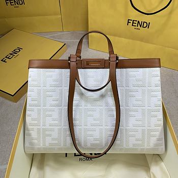 Fendi Peekaboo X Tote White 41cm