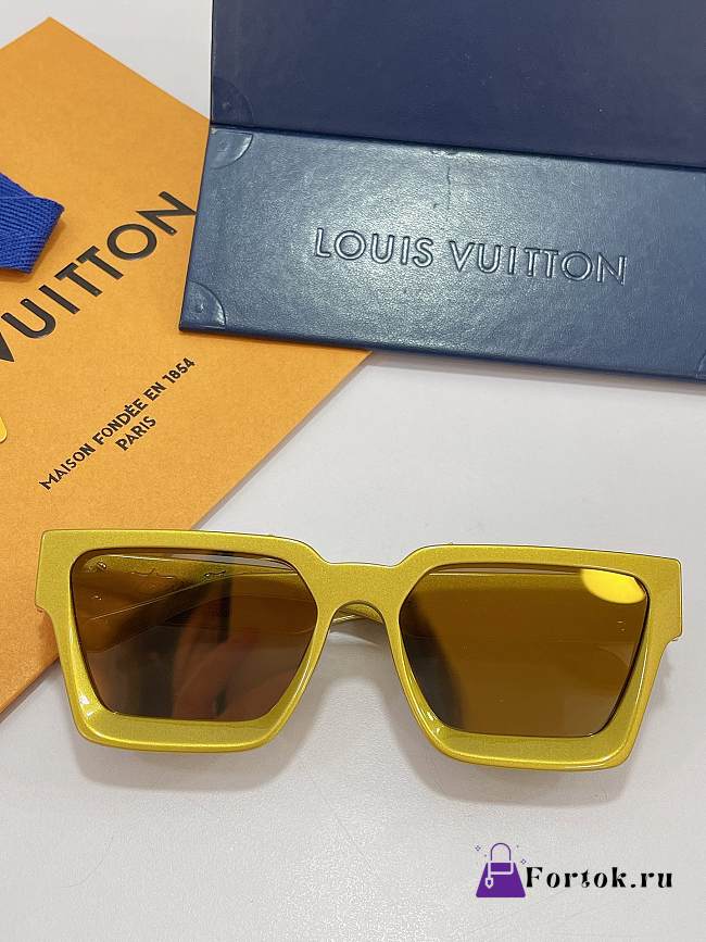Louis Vuitton Black Z1165E 1.1 Millionaires Square Sunglasses