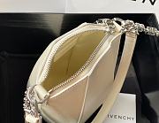 Givenchy Antigona Lock G-shaped Lambskin Cream 20cm - 4