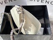 Givenchy Antigona Lock G-shaped Lambskin Cream 20cm - 5