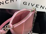Givenchy Antigona Lock G-shaped Lambskin Pink 20cm - 4