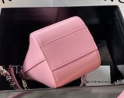 Givenchy Antigona Lock G-shaped Lambskin Pink 20cm - 5